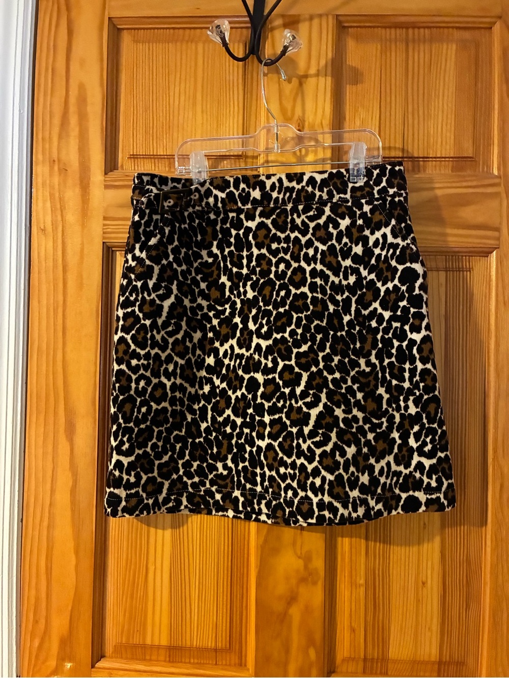 J. Crew Leopard Print Skirt - Brown, Black, Cream